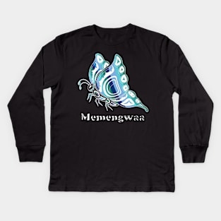 Memengwaa (Butterfly) Gay men Pride Kids Long Sleeve T-Shirt